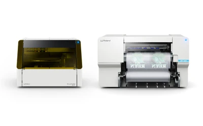 クリエイティブの新たな扉を開くVersaSTUDIOシリーズに 小型UVプリンターとDirect To Filmプリンターが新登場