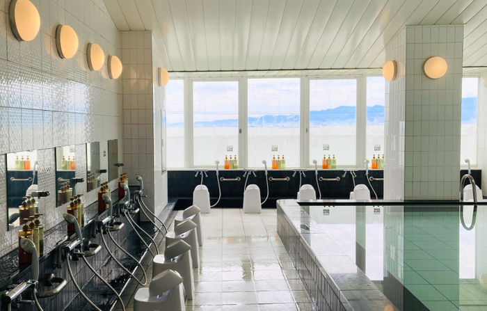 大浴場からはオーシャンビュー