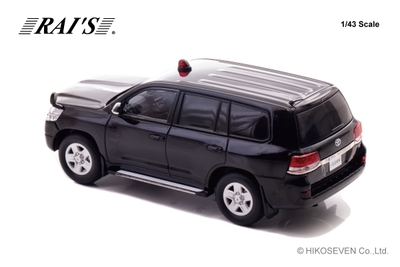 RAI'S 1/43 トヨタ ランドクルーザー GX (URJ202) 2017 警察本部警備部機動隊小型遊撃車両：左後