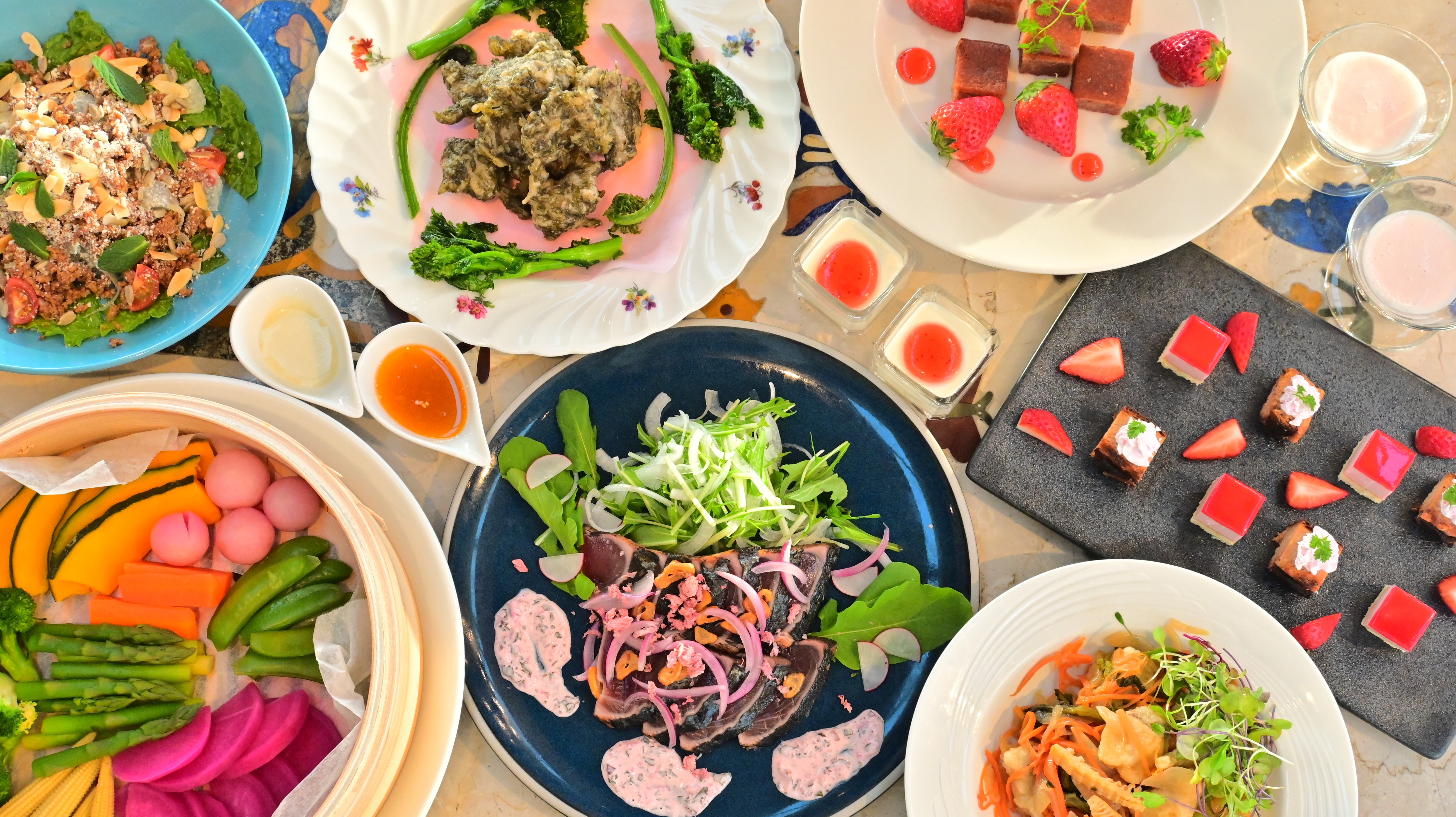 ▲オーシャンテラス『春ビュッフェ』