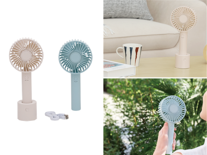 回転台付きハンディファン　YM-400GE