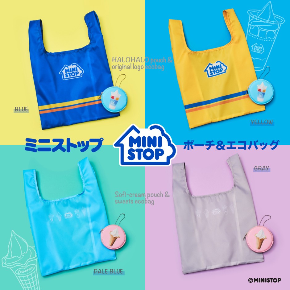 MINISTOP OFFICIAL BOOK ポーチ&エコバッグ イメージ画像