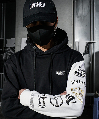 Legend Collection Sleeve Switching Hoodie