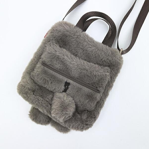 ROOTOTEコラボのスヌーピーふわもこ2WAYショルダートートバッグ