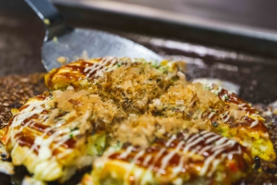 鉄板メニュー お好み焼き