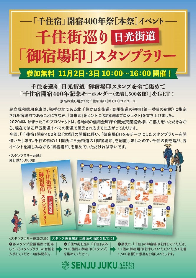 当日のスタンプラリー