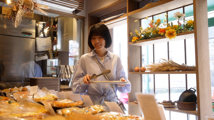 草鞋ベーカリー 店内