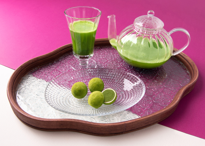 「宇治抹茶ボンボン　濃茶トリュフ」&times;抹茶　