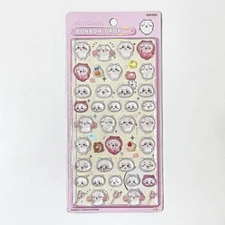 【話題沸騰中】ちいかわのボンボンドロップシールがキュルキュルでかわいすぎる～。