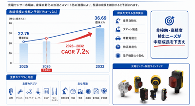 世界光電センサー市場の成長予測2026～2032