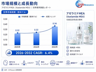 世界のアゼラミドMEA市場規模：産業調査、トップメーカー、ランキング、機会分析2026