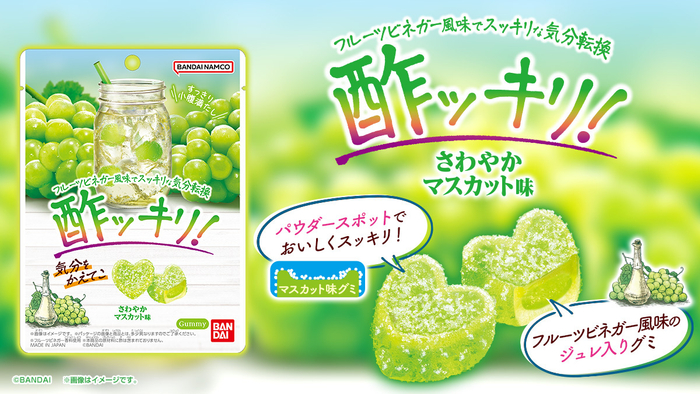 酢ッキリグミ さわやかマスカット味