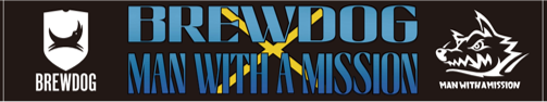 BREWDOG &times; MAN WITH A MISSION コラボマフラータオル