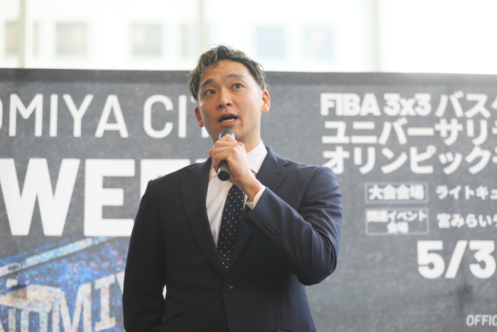 落合知也選手　　　　　　&copy;3x3のまち宇都宮推進委員会
