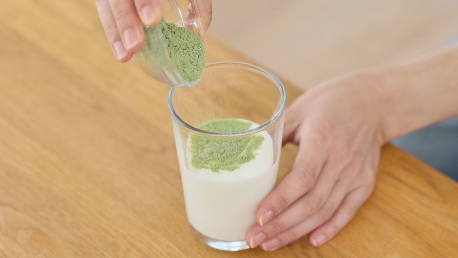 飲みやすい抹茶風味