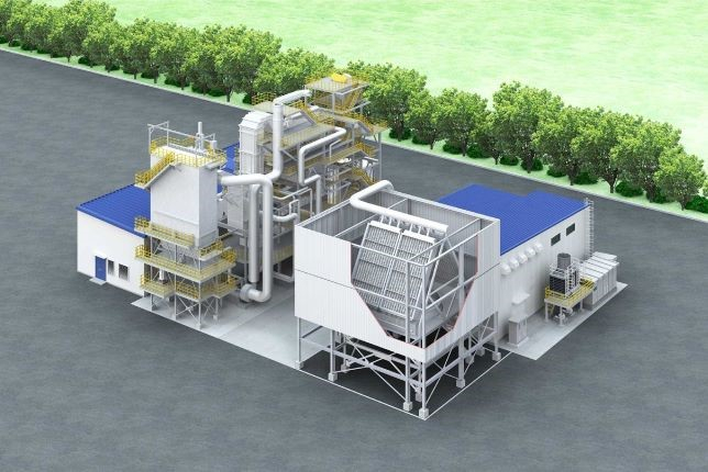 広島ガス向けバイオマス発電プラント(イメージ)