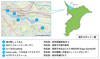 手賀沼周辺MAP