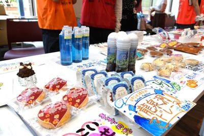 田中ゼミが用意した岩手県岩泉町、大槌町の商品