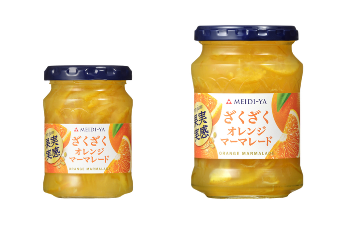 果実実感　ざくざくオレンジマーマレード150g、320g