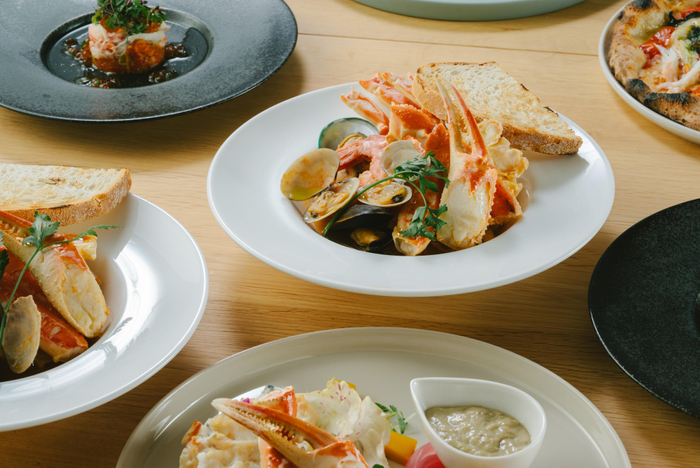 ＜FUYU -蟹-＞コース 一例