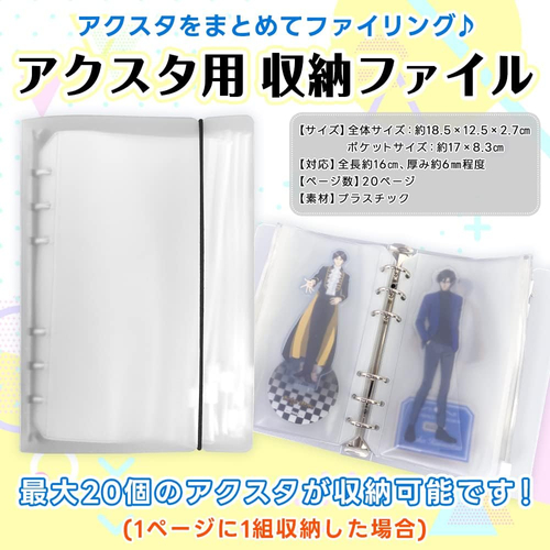 お手持ちのアクスタに応じた2種サイズ展開