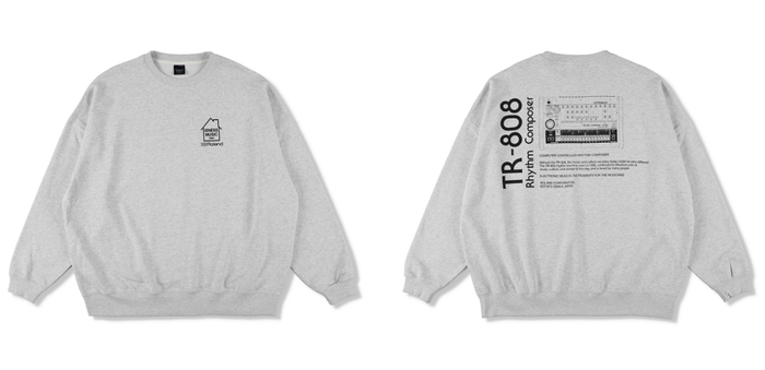TR-808 CREW NECK SWEATSHIRT(ISNESS MUSICxROLAND)