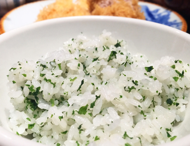 青しそご飯