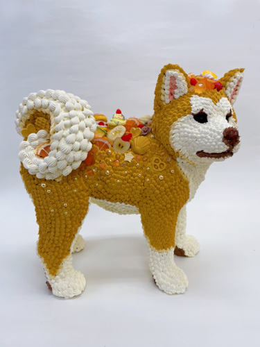 出展作品 お菓子の秋田犬