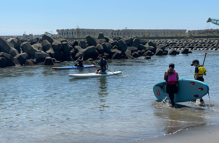 SUP体験の様子
