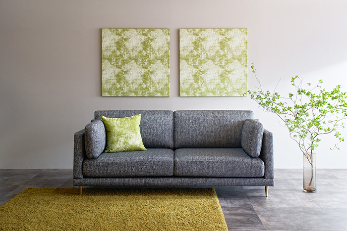  Sofa  HOMES [3P] :￥408,760 　Rug  SEMI-FREEZESHAGGY [140&times;200cm] : ￥117,040