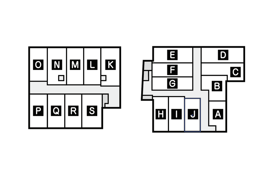 ↑ 仮フロアマップ。正式な区画、図面ではありませんのでご了承下さい。