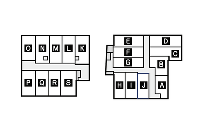 ↑ 仮フロアマップ。正式な区画、図面ではありませんのでご了承下さい。