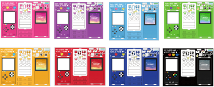 ▲ポップサイバーゲームアクリルフレーム（全8種）