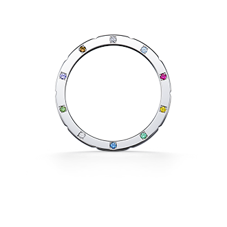 リング側面（裏・メレ10石）