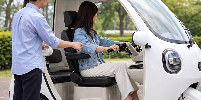 普段運転に慣れない方でも安心して乗れます。