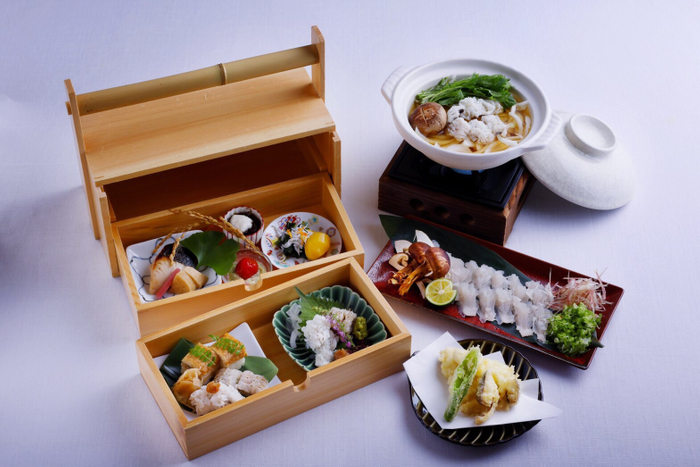 ▲鱧と松茸の秋御膳