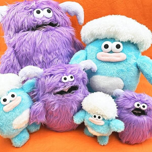 ホイッピとラッピのぬいぐるみ