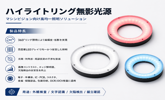グローバルハイライトリング無影光源製品画像