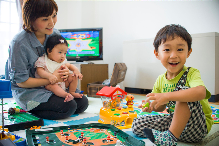 おもちゃ付き「遊べるルーム」