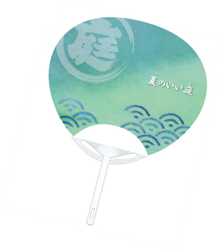 庭園オリジナルうちわ　デザインイメージ