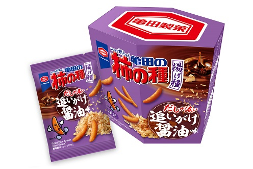 『75g 亀田の柿の種 揚げ種 追いがけ醤油味』