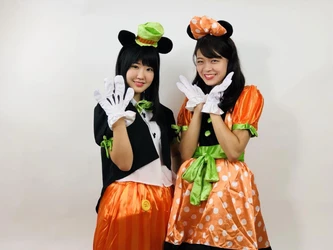 公式コス着てみた♪ 目立つ！ミニーパンプキンでディズニーハロウィン♡