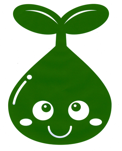 東京都都市緑化基金キャラクター「ふたばちゃん」