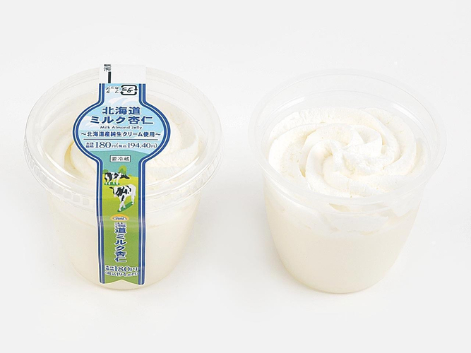 北海道ミルク杏仁　画像　イメージ