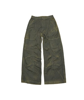 Dirty Wide Tuck Pants