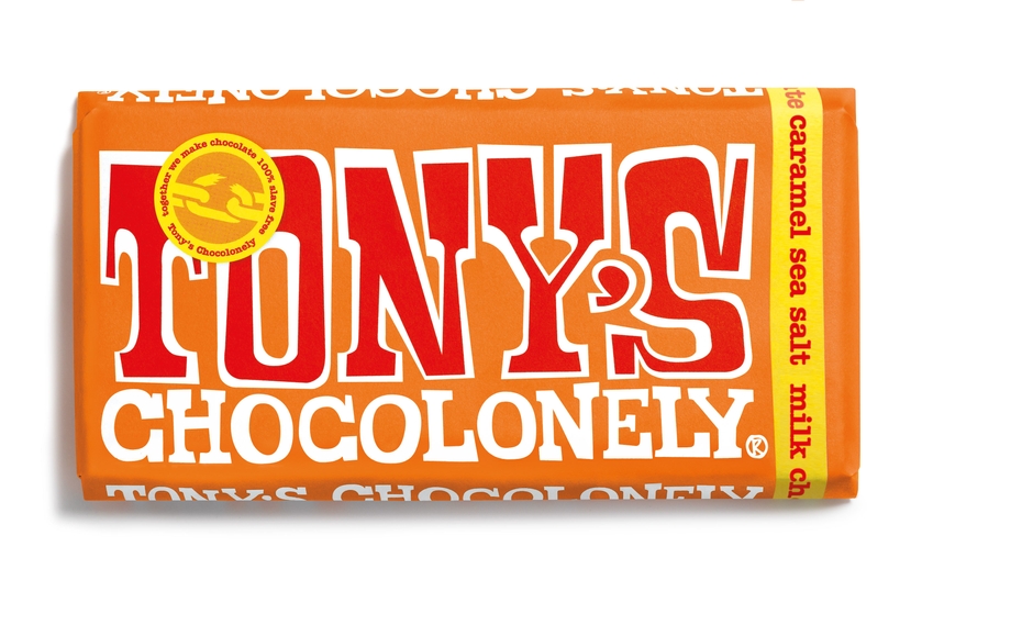 トニーズチョコロンリー ミルクチョコレート キャラメルシーソルト 180g