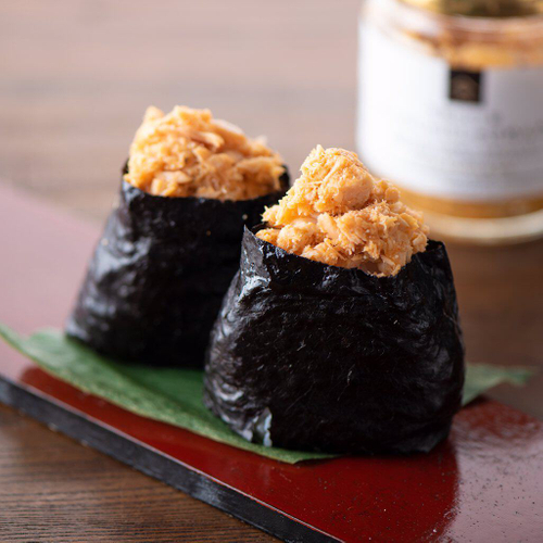 「しゃけしゃけめんたいおにぎり」