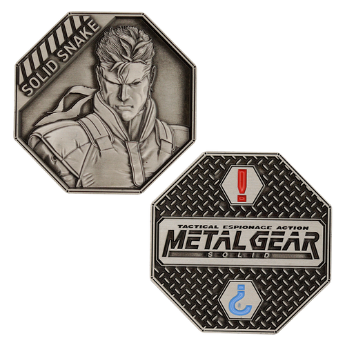 METAL GEAR SOLID ソリッド・スネーク コイン(シリアルナンバー入り)