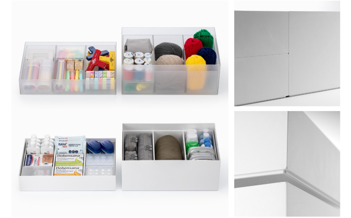 テーパーレス＋スタッキング＋省スペース