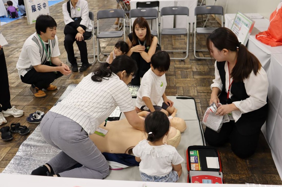 親子で備える!命を守る救命体験